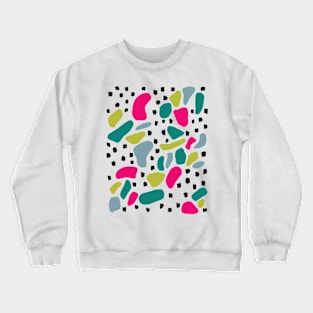 Happy Abstract Crewneck Sweatshirt